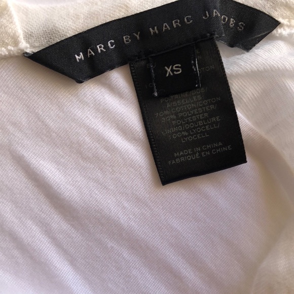 MARC BY MARC JACOBS White Loose Fit Short Sleeves Slip on Dress Size XS… - Picture 6 of 9